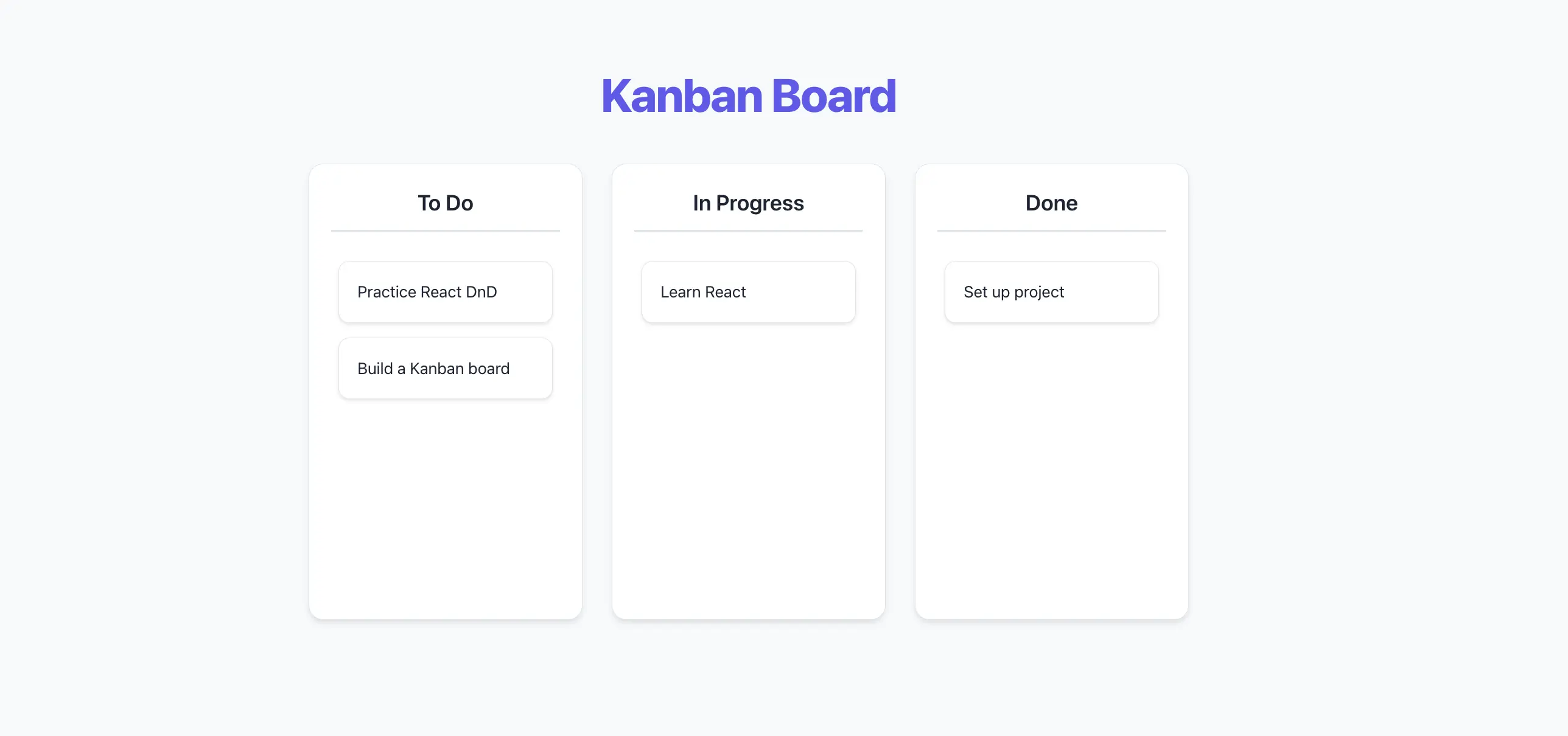 Build a Drag-and-Drop React Kanban Board