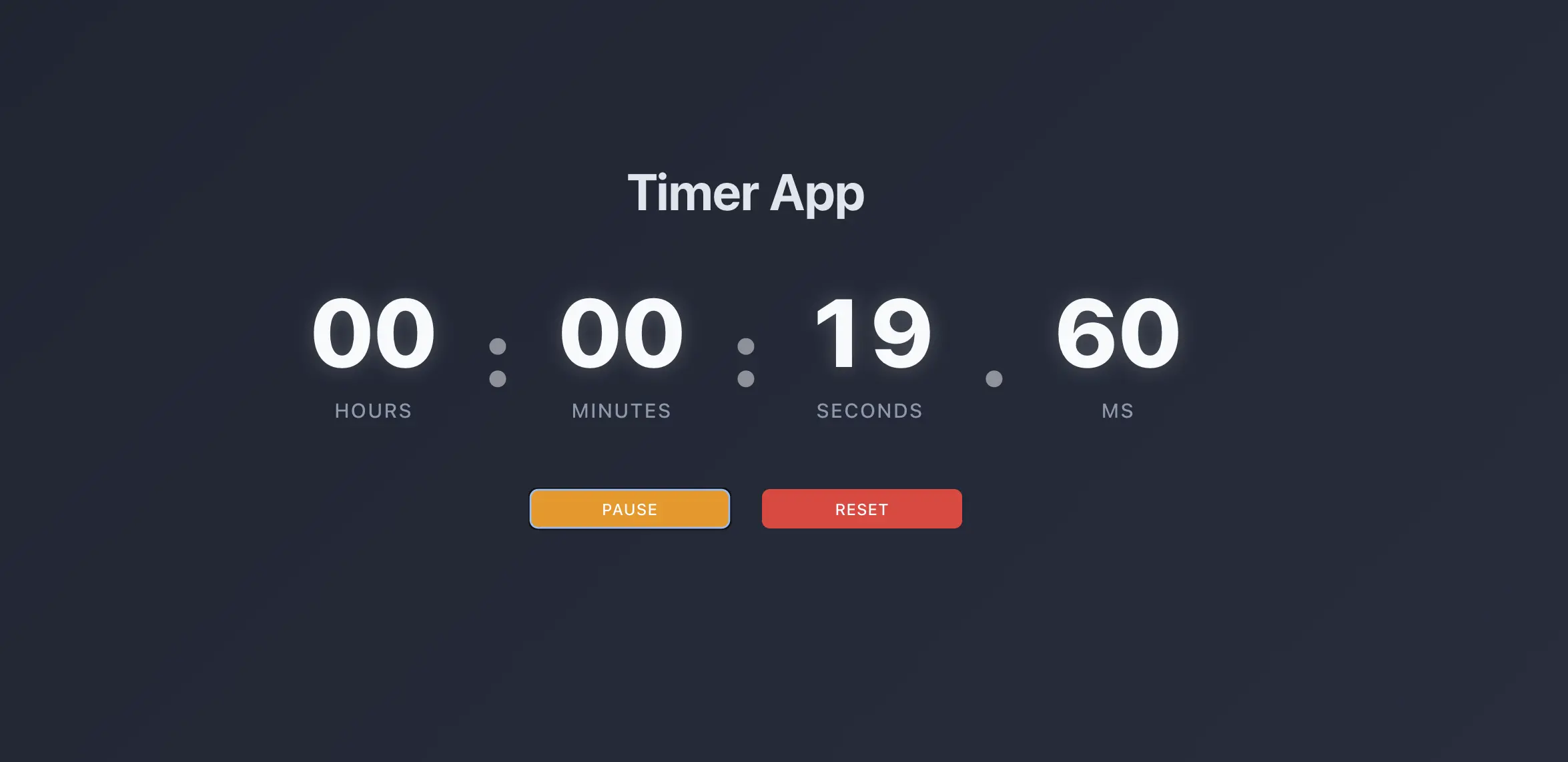 Build a React Stopwatch App