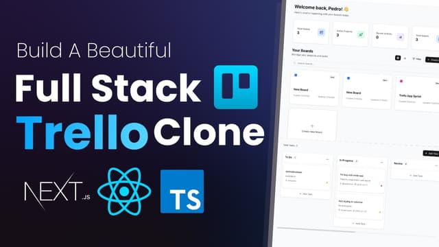 Build a Fullstack Trello App with NextJS 15, Supabase, TailwindCSS, Drag & Drop...