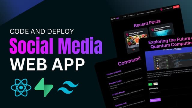 Build and Deploy a Fullstack Social Media App with Authentication | React, Supabase, PostgreSQL
